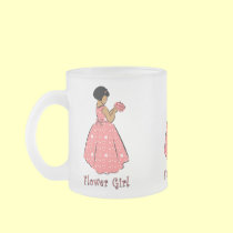 Flower Girl in Coral mugs