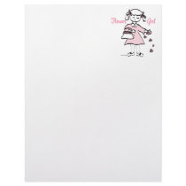 Flower Girl Personalized Letterhead