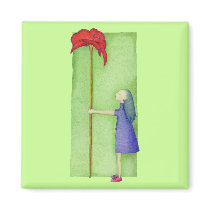 Flower Girl Magnet