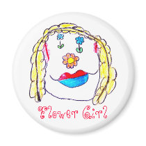 Flower Girl magnets