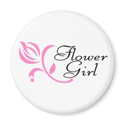 Flower Girl Refrigerator Magnets