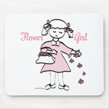 Flower Girl Mouse Pad