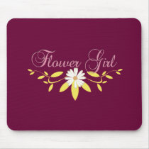 Flower Girl Mouse Pad