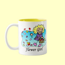 Flower Girl Mug mugs