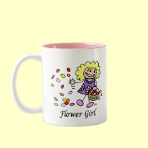 Flower Girl Mug mugs