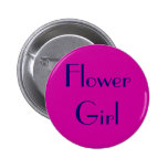 Flower Girl Navy and Fuchsia buttons