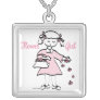 Flower Girl Necklace Pendant