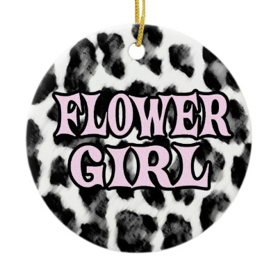 Flower Girl Christmas Tree Ornament