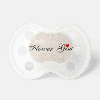 Flower Girl Pacifier BooginHead Pacifier