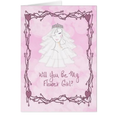 Flower Girl Pink Greeting Cards by StarStock