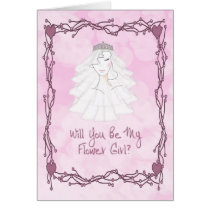 Flower Girl Pink cards