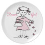 Flower Girl Party Plates