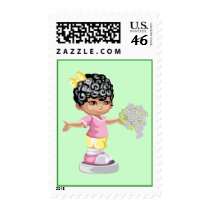 Flower girl stamps