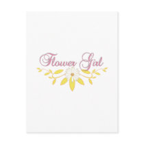 Flower Girl Postcard