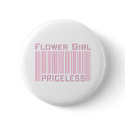 Flower Girl Priceless buttons