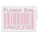 Flower Girl Priceless cards by TeeShirtsTShirts Flower Girl Priceless cards