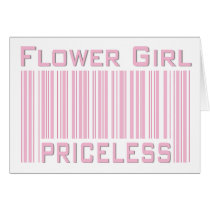 Flower Girl Priceless cards