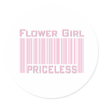 Flower Girl Priceless stickers