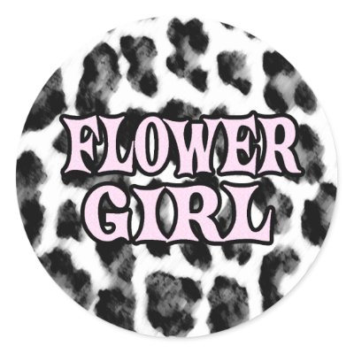 Flower Girl Sticker