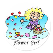 Flower Girl Sticker