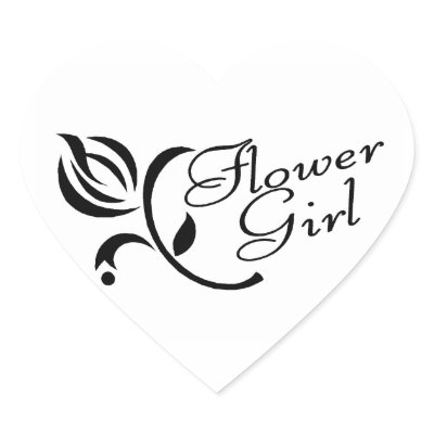 Flower Girl Stickers