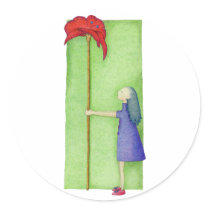Flower Girl Sticker