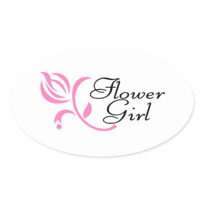 Flower Girl Stickers