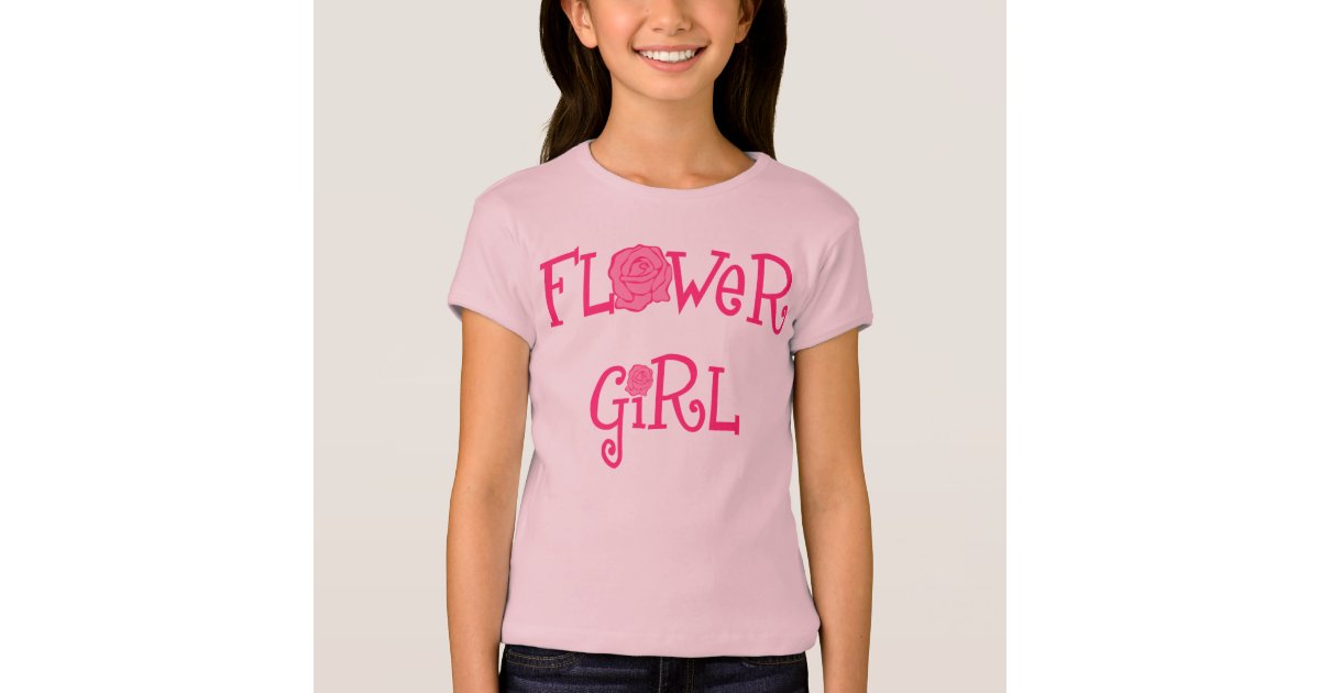 Flower Girl TShirt Zazzle