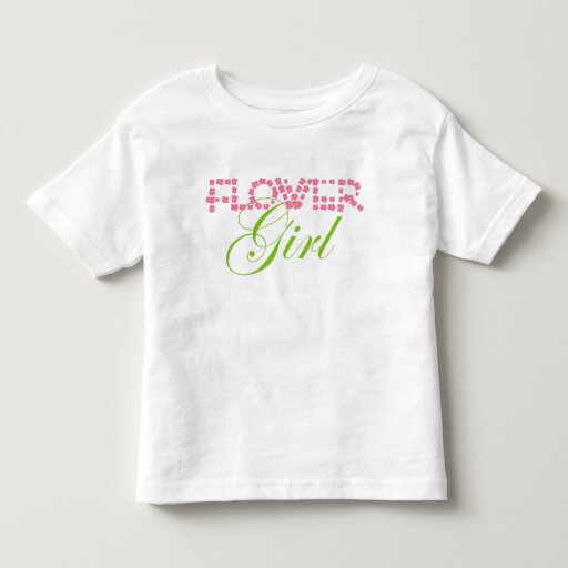 Flower Girl Toddler Tshirt Zazzle
