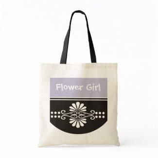 Flower Girl Tote Bag - Lavender bag