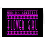 Flower Girls Gifts : World's Greatest Flower Girl Greeting Card