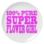 Flower Girls : Pink Super Flower Girl Plate