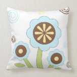 Flower Graphic Throw Pillows