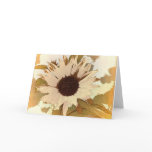 Flower greeting card