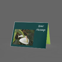 Flower Greeting Card Template