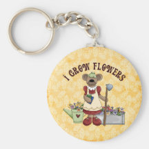 Flower Grower Keychains