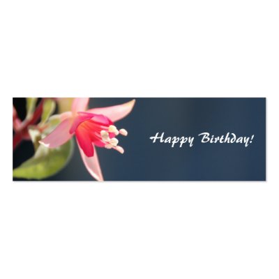 birthday gift certificate templates. Flower Happy Birthday Gift Tag