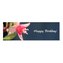 Flower Happy Birthday Gift Tag business cards