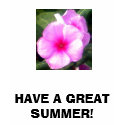 Flower, HAVE A GREAT SUMMER! t-shirts