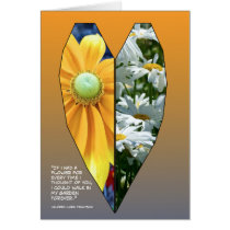 Flower Heart Greeting Cards