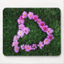 Flower Heart Mouse Pad