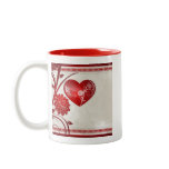Flower Heart Coffee Mugs