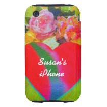 Flower Heart personalized iPhone3 case casemate cases