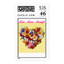 Flower Heart postage by Startkayne Flower Heart postage