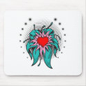 flower heart tattoo design mousepads by doonidesigns flower heart tattoo design mousepads