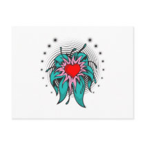 flower heart tattoo design postcards by doonidesigns flower heart tattoo design postcards
