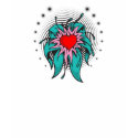 flower heart tattoo design t-shirts by doonidesigns flower heart tattoo design t-shirts