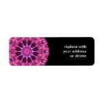 Flower Hearts Kaleidoscope Return Address Labels