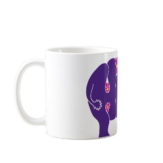 flower hippo mug