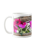 Flower image with John 14:1 scripture Coffee Mug